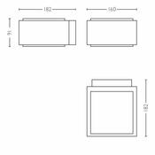 Philips 17337/93/PN Hedgehog kültéri fali lámpa1x E27 42 W tápegység nélkül IP44, antracit