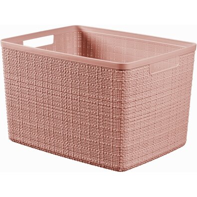 Curver Košík Jute L 20 l, růžová