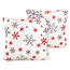 4Home Prevleka za blazino Snowflakes, 40 x 40 cm,komplet 2 kos