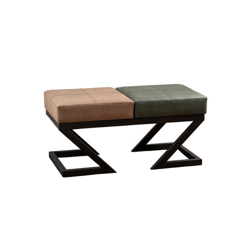 Polsterbank Brda Beige und Green