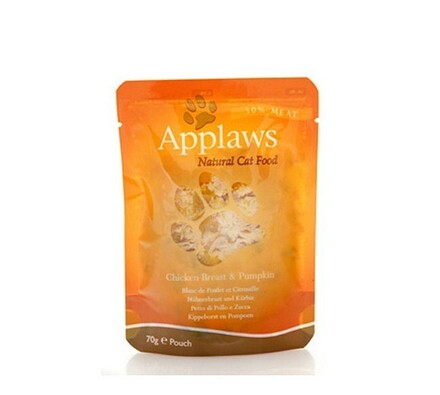 Applaws kapsička pro kočky 70g - kuřecí prsa a dýn