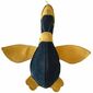 PafDog Ente Doris Hundespielzeug aus Leder und Jute, 30 cm