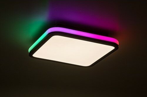 Rabalux 71399 funkčné stropné LED svietidlo Serkan43W, čierne/biele