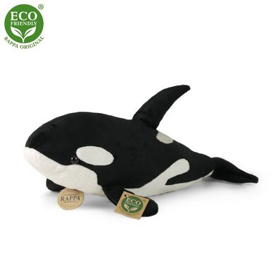 Rappa Plush Orca, 38 cm ECO-FRIENDLY