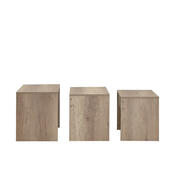 Odkládací stolek SHP Light Walnut, 3 ks