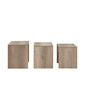 Masă pliabilă SHP Light Walnut, 3 buc