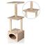 Tommi Scratching post for cats Electra beige, 31 x31 x 94 cm