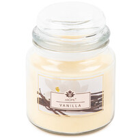 Arome Lumânare parfumată mare în vas de sticlă Vanilla, 424 g