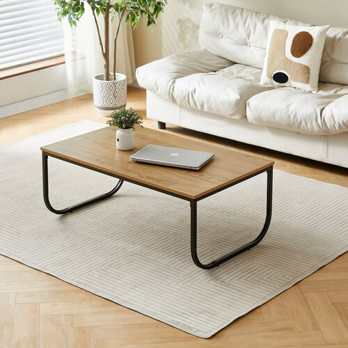 Eleganter Konferenztisch mit U-Fuß, 100 x 60 x 40 cm