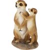 Decorațiune de grădină Suricate, 14 x 11 x în.24cm, poliresină