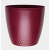 Plastia Plastična posoda za cvet Perla 16 cm,rdeča