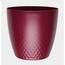 Plastia Plastična posoda za cvet Perla 16 cm,rdeča