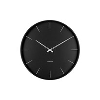 Karlsson KA5834BK Дизайнерський настінний годинник, 40 см