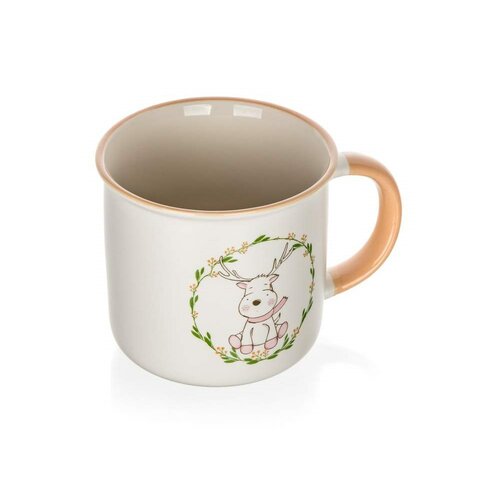 Banquet 4er-Set Keramikbecher REINDEER, 400 ml