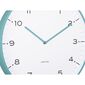 Karlsson 6011BL design ceas de perete albastru, diametru 40 cm