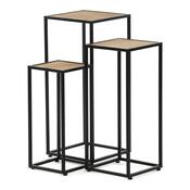 Set de suporturi metalice pentru flori LOFT Trio,3 bucăți