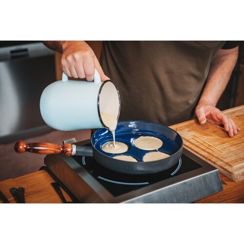 Sfinx Емальована сковорідка з дерев'яною ручкою BSE, 24 см