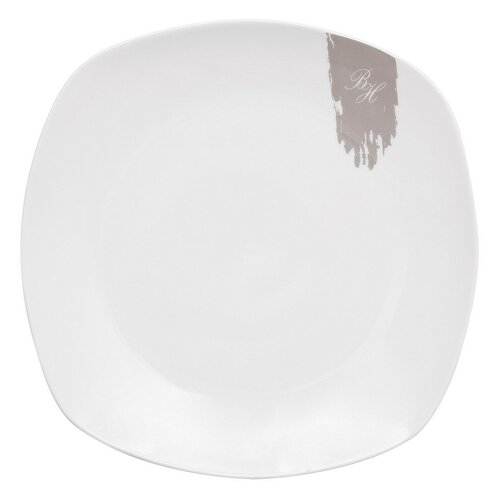 BerlingerHaus 18 darabos tányérkészlet Taupe, fehér-szürke