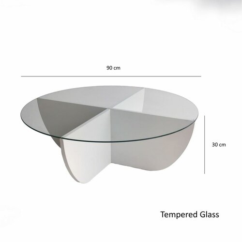 Măsuță de cafea Lily White