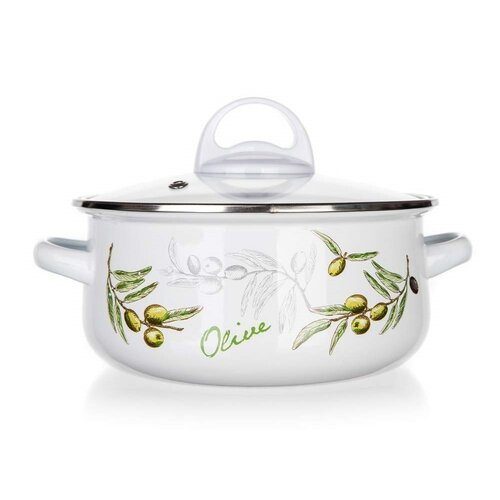 Banquet Set de 6 piese de vase smălțuite Olives