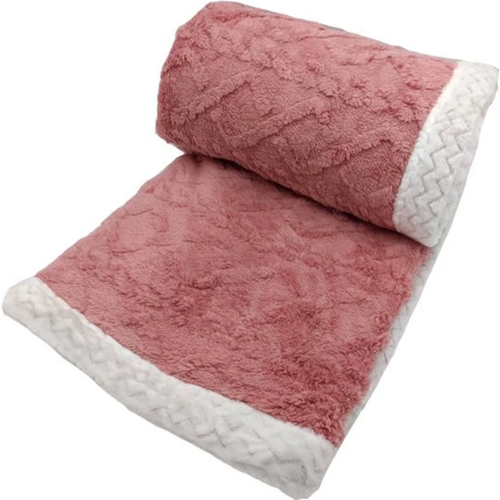 Ovčja odeja Island roza, 150 x 200 cm