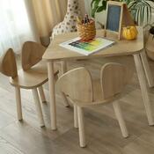 Detská súprava stolíka a stoličiek 2 ks Mickey Two Chair Set - Brown