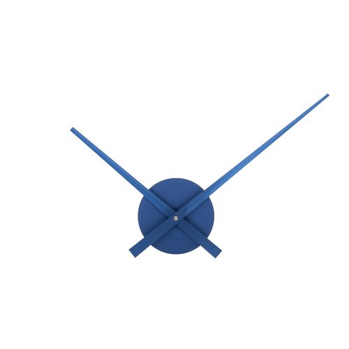 Karlsson 4348DB dizájner falióra, kék, átmérő 48cm