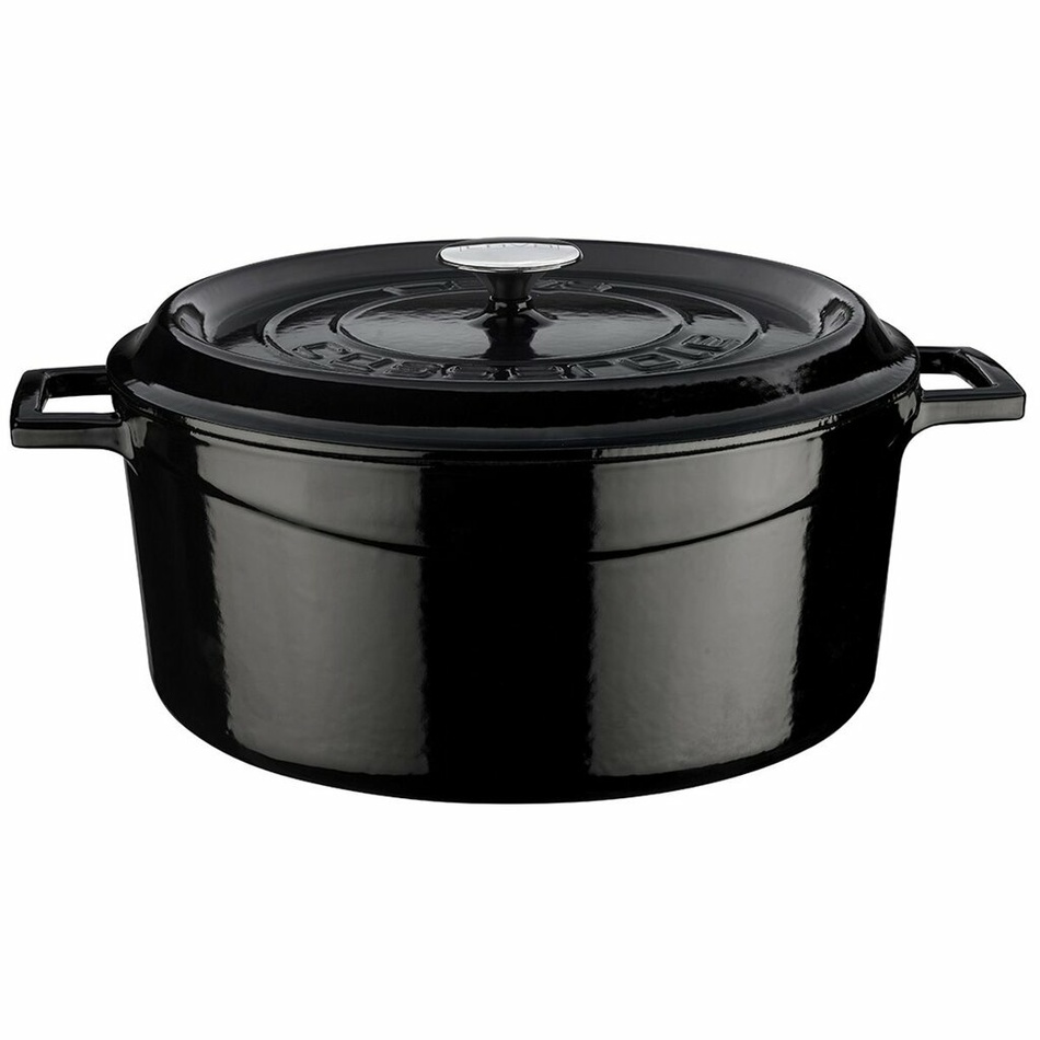 LAVA Metal öntöttvas edény, átmérő 32 cm, fekete, 9,8 l akciós termékkép 1