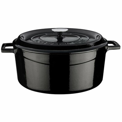 LAVA Metal öntöttvas edény, átmérő 32 cm, fekete, 9,8 l
