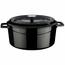 LAVA Metal öntöttvas edény, átmérő 32 cm, fekete, 9,8 l