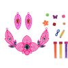 Zestaw dla dzieci do tworzenia biżuterii  „Naszyjnik”, różowy