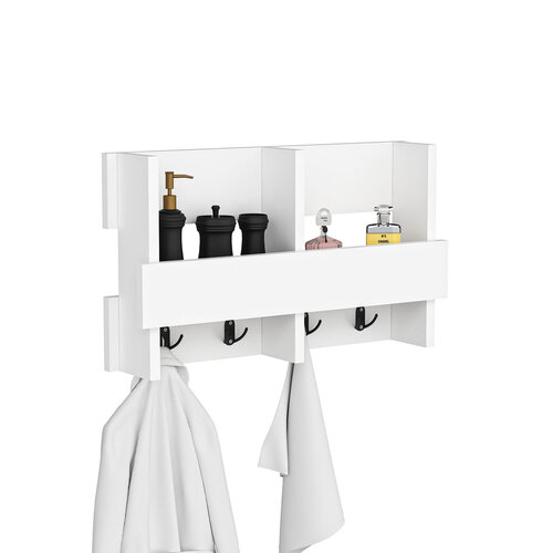 Nástěnný věšák Wink White