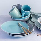 Mäser Set de veselă 24 piese ELISSA – albastru lucios