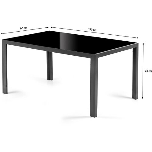 Fieldmann FDZN 5055 Gartentisch, 150 x 90 x 73 cm