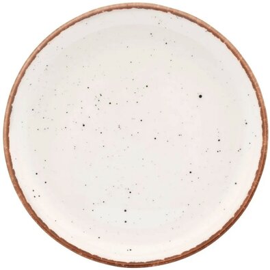 Altom Porzellan-Dessertteller Reaktiv Ivory, 19,5 cm