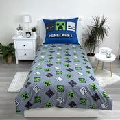 Jerry Fabrics Bavlněné povlečení Minecraft Hostile Mobs svíticí, 140 x 200 cm, 70 x 90 cm