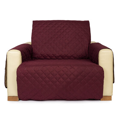 4Home Narzuta na fotel Doubleface bordo/beżowa, 60 x 220 cm