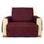 4Home Narzuta na fotel Doubleface bordo/beżowa, 60 x 220 cm