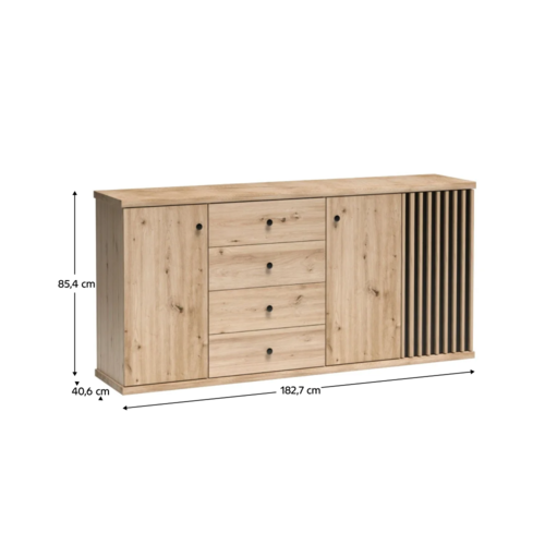 Komoda KOLI C-20, dąb artisan