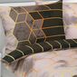 Lenjerie de pat din bumbac Bellatex Fagure maro,bej , 140 x 200, 70 x 90 cm
