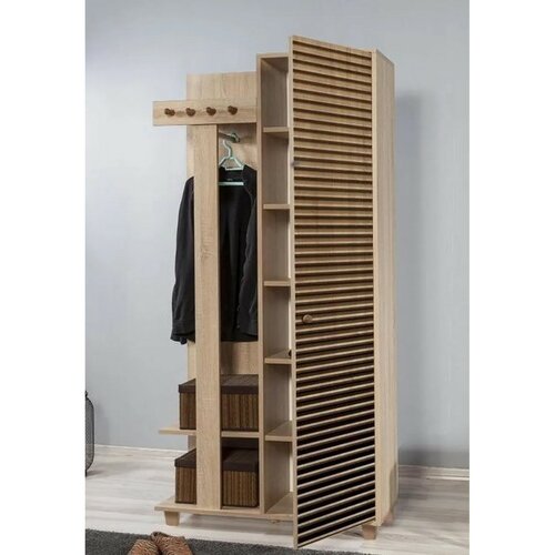 Věšák se skříní Garmanto Sonoma Oak