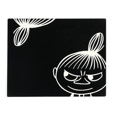 Podložka pod myš Moomin 19 x 24 cm, čierna