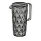 Carafă Koziol CLUB PITCHER, 1,6 l, gri închis