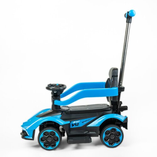 Baby Mix Odpychacz dziecięcy Speed z drążkiem, czerwony