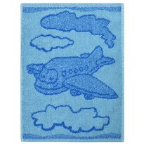 Babyhandtuch Plane Blau, 30 x 50 cm