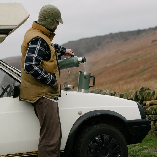 Dzbanek Stanley Stay Hot French Press 1,4 l Hammertone Green