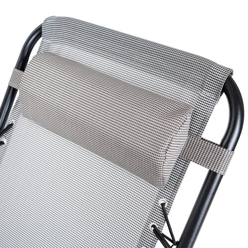 4Home Garten-Positionssessel Relax, Grau