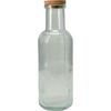 Butelka do picia z korkiem, przezroczysty, 1 l
