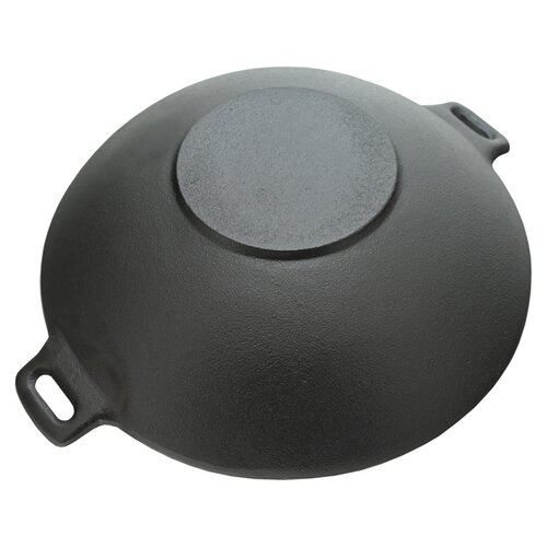 Cattara 13069 Patelnia grillowa Wok Żeliwo, śr. 31 cm