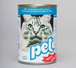 Pet Katze masové kocky s rybou, 410g